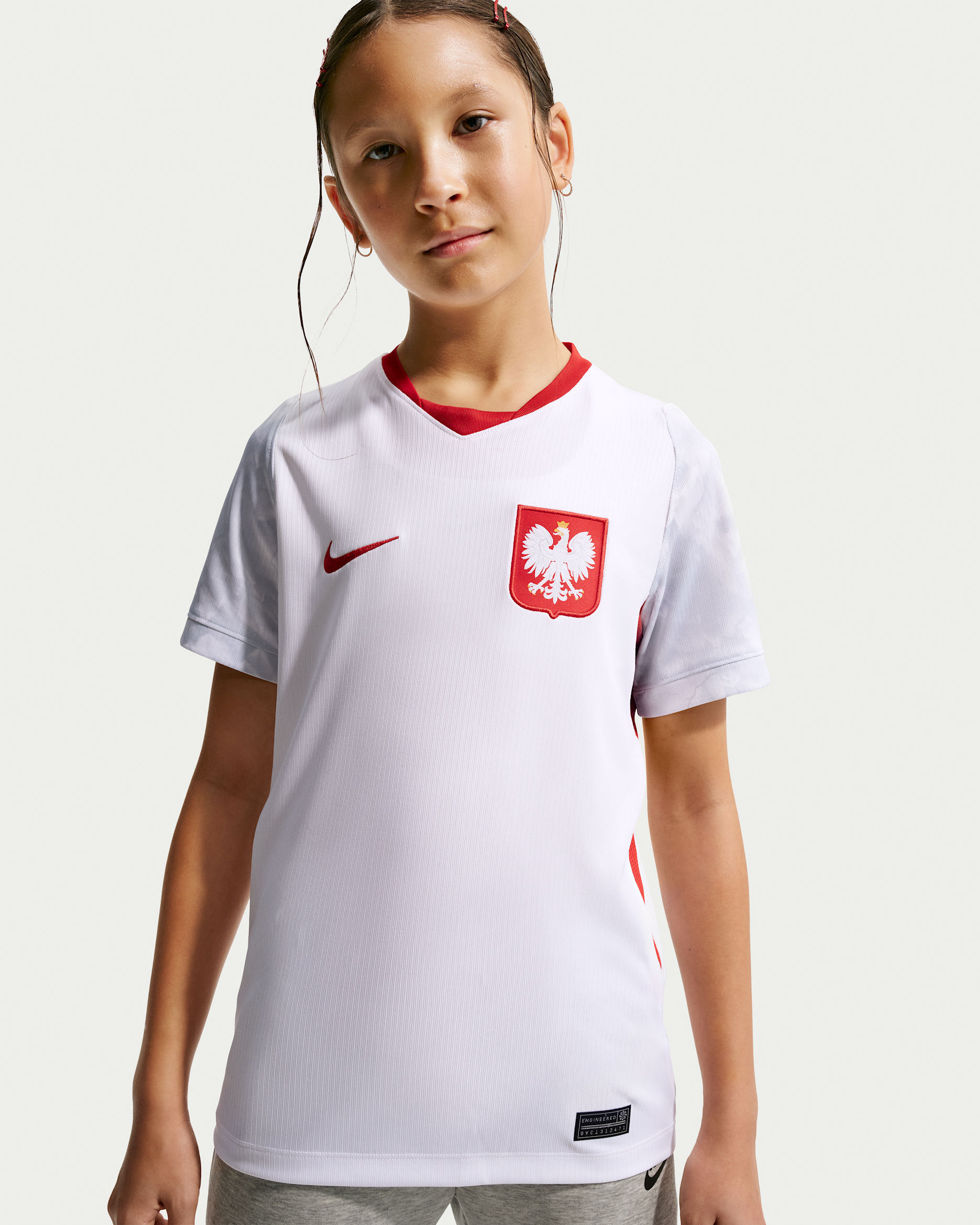 Poland 2026 Stadium Home Older Kids' Nike Dri-FIT Football Replica